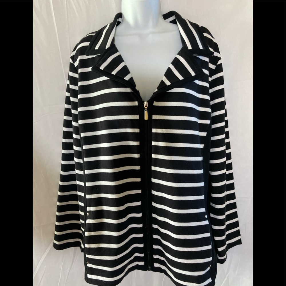 Jacket sports 2X Karen Scott 60% cotton 40% poly
